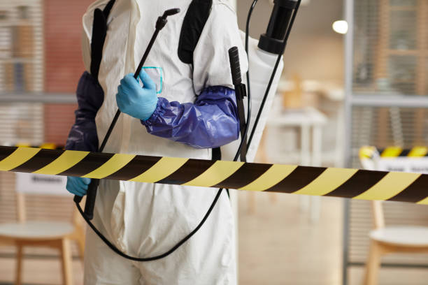 Professional Biohazard Cleanup technician working in Vaughn, WA